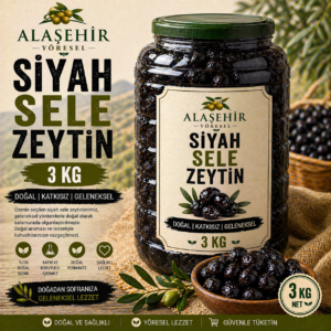 YENİ MAHSÜL/SİYAH SELE ZEYTİN-3KG