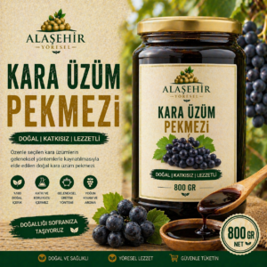 YENİ MAHSÜL/KARA ÜZÜM PEKMEZİ-KG(CAM)