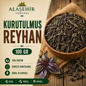 YENİ MAHSÜL/KURUTULMUŞ REYHAN-100gr