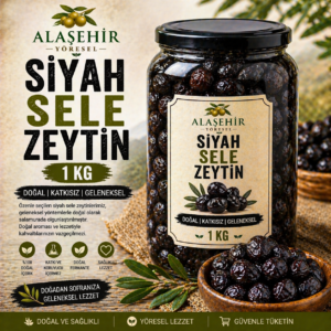 YENİ MAHSÜL/Doğal Sele Siyah Zeytin-KG