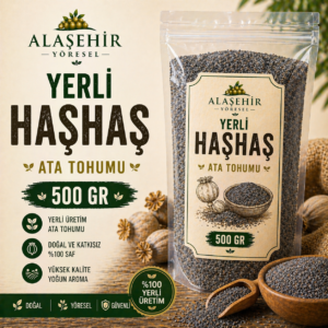 YENİ MAHSÜL/YERLİ DİRİ HAŞHAŞ-500gr