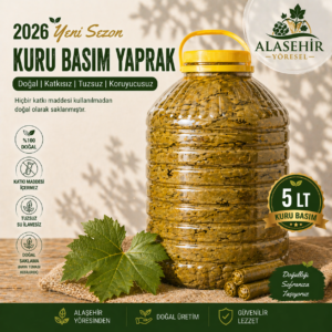 Ön Sipariş/2026 YENİ SEZON KURUBASIM YAPRAK 5LT