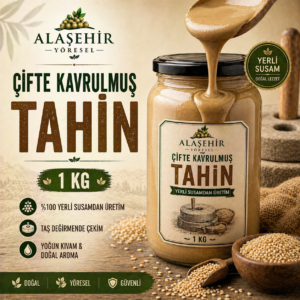 YENİ MAHSÜL YERLİ SUSAM(ATA TOHUMU)/ÇİFTE KAVRULMUŞ TAHİN-KG