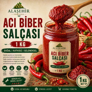 YENİ MAHSÜL/Güneşte Kurutma Acı Biber Salçası-KG