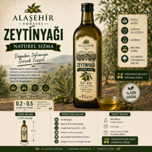YENİ MAHSÜL/ SIZMA ZEYTİNYAĞI(0.3Asit)-LT
