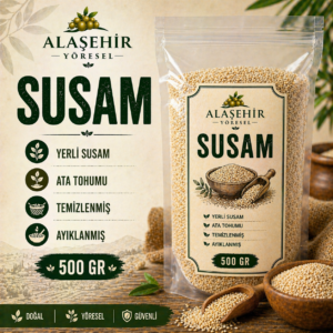 YENİ MAHSÜL/YERLİ ATA TOHUMU SUSAM-500gr