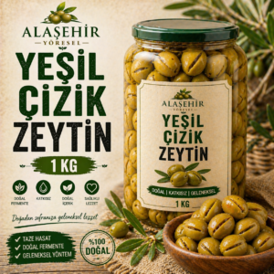 YENİ MAHSÜL/Yeşil Çizik Zeytin-KG