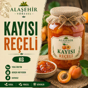 GLİKOZSUZ DOĞAL KAYISI REÇELi-KG