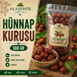 YENİ MAHSÜL/HÜNNAP KURUSU-500gr
