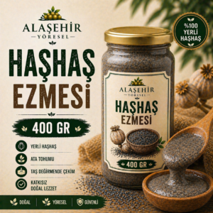 YENİ MAHSÜL TAZE ÇEKİM/HAŞHAŞ EZMESİ-400gr