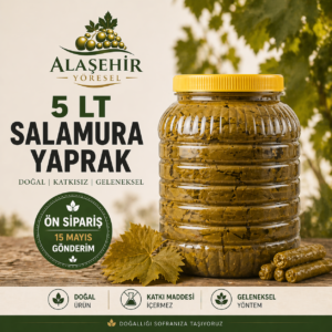 Ön Sipariş/2026 YENİ SEZON SALAMURA YAPRAK 5LT